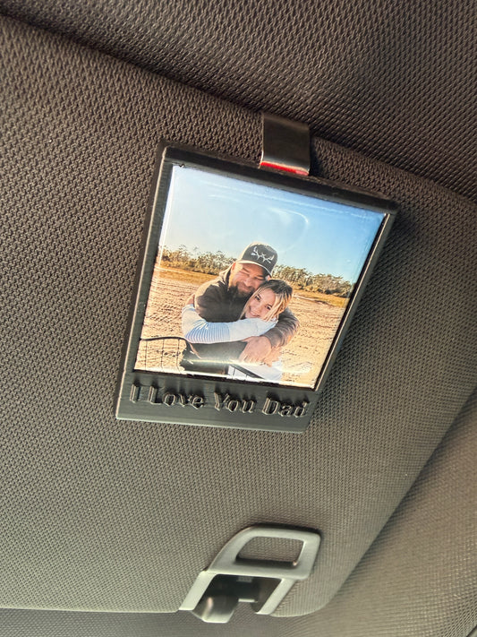 Visor Clip with Photo
